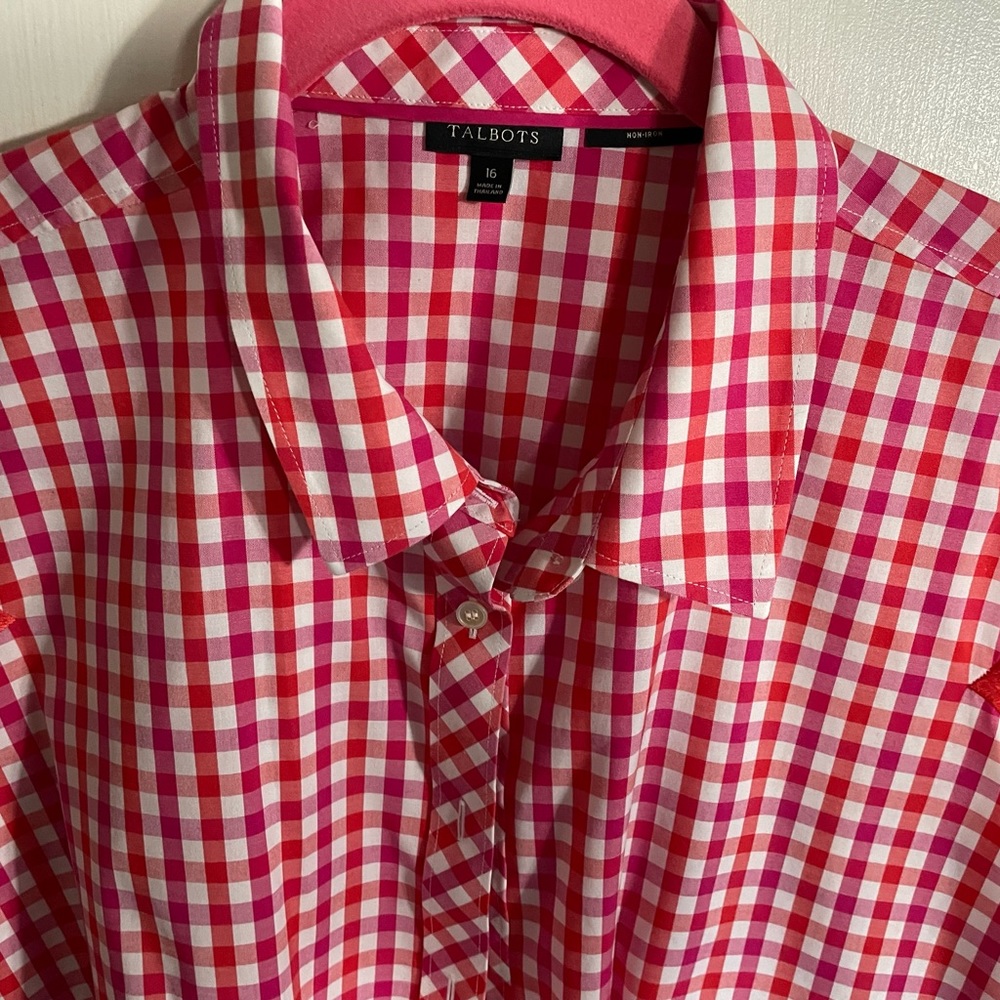 Talbots new punks and white top